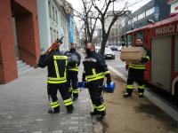 2020 - Dezinfekce proti covid-19 - Stoj�nek, oz�nov� gener�tory, varovn� zna�ky